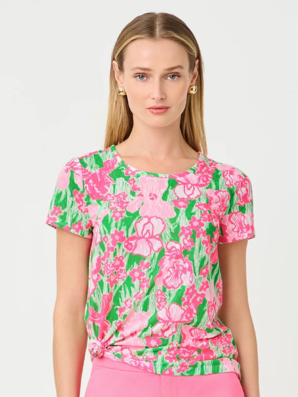 Lilly Pulitzer Etta Scoop-neck Top